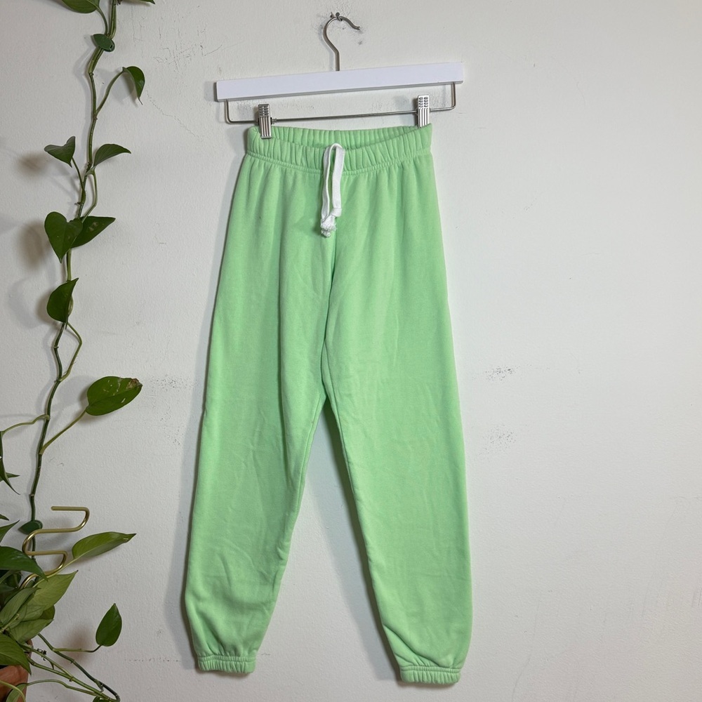 Katie J NYC Tween Dylan Sweatpants - neon green Medium